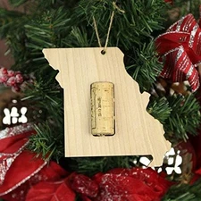 TORCHED Wine Cork Ornament | Christmas Tree Hanging Ornament | Cork Holder Decor