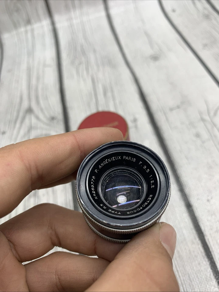 P. Angenieux Type R3 9.5mm f/2.2 Retrofocus Paris mount W/ Case - Image 4 of 4