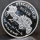 Stagecoach Divisable 4x1/4 For When You Have To Get Out Of Doge 1 oz Silver .999