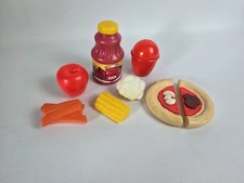 Vintage Little Tikes Play Food LotJuice, Pizza, Veggies  Salt/Pepper Shaker