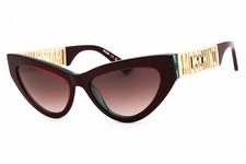 MOSCHINO MOS170-B17-55 Sunglasses Frame Size 55mm 140mm 17mm BURGUNDY Women