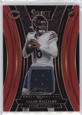 2024 Panini Select Draft Selections Memorabilia Red Prizm Caleb Williams 1qy8