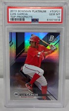 2019Bowman Platinum Top Prospects LUIS GARCIA RC ROOKIE CARD PSA 10 GEM MINT