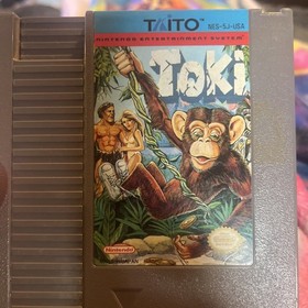 Toki NES (Nintendo Entertainment System, 1991) AUTHENTIC Tested Works
