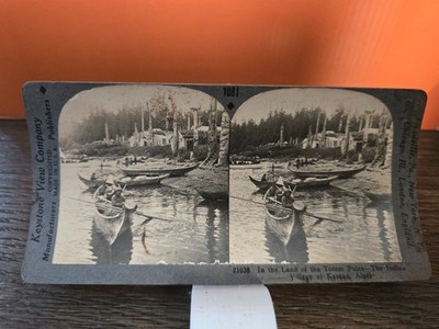 In the land of the Totem Poles, The Indian village of Kasaan, Alaska | eBay