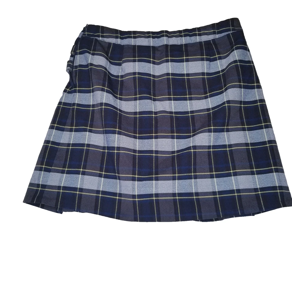 French Toast Girls Sz 14 1/2 School Skirt Skorts Uniform Plaid Pleated Academia - Image 2 of 4