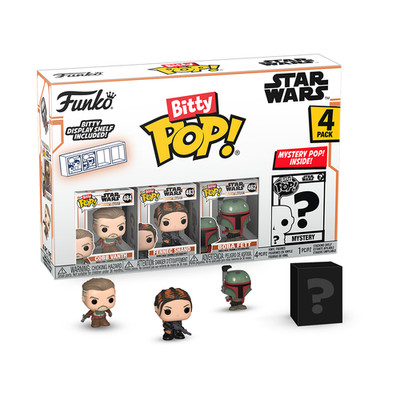 Funko Bitty POP! Star Wars The Mandalorian Cobb Vanth 4er Pack Vinyl Figuren Neu