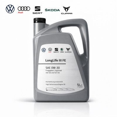 5L Original VW Audi Seat Skoda 0W30 Motoröl VW 504 507 LongLife III FE GS55545