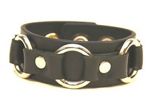RING BONDAGE BRACELET PUNK GOTH CLUBMETAL ROCKABILLY BRACELET