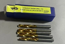 Y-G D4148113 #13 dia x 1-1/8" Flute Length Screw Machine Drill - Pack of 5