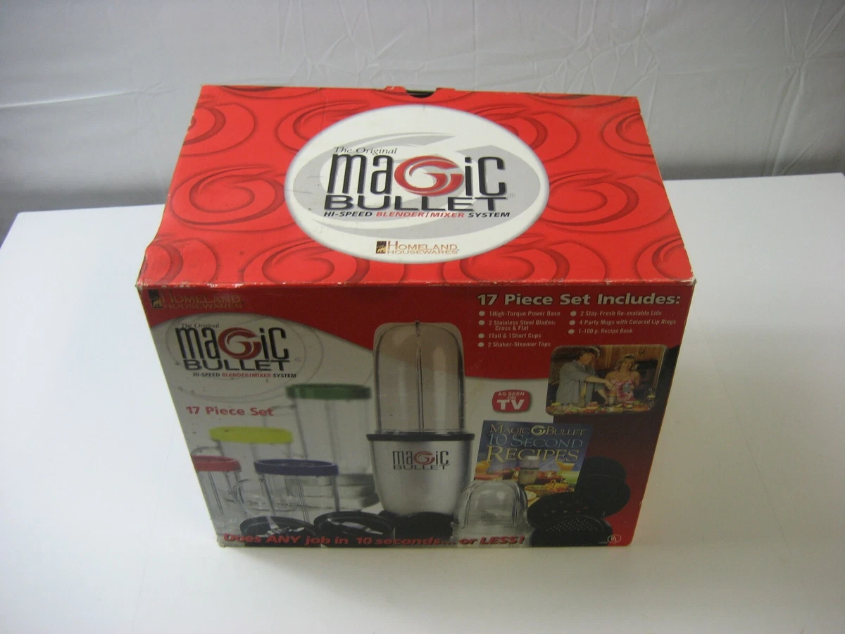 The Original Magic Bullet Express- 17 Piece Set Blender Chopper