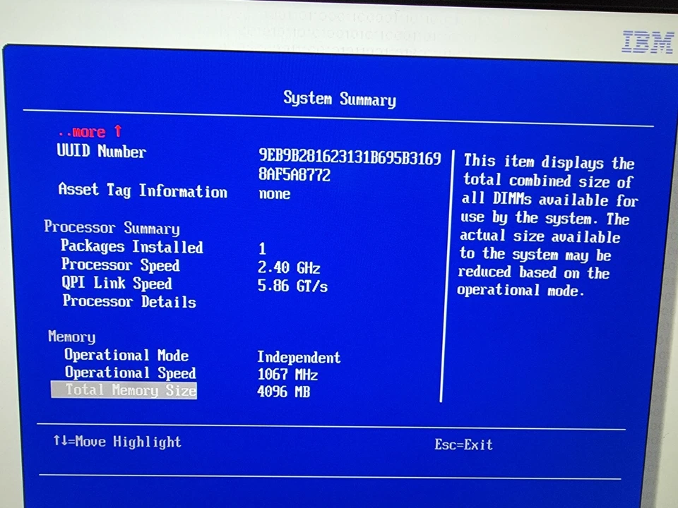IBM 7944-AC1 X3550 M3, 2x E5530 2.4GHZ/8MB, 4GB RAM, Dual Pwr, Rails,, Cbl Mgmt - Image 2 of 4