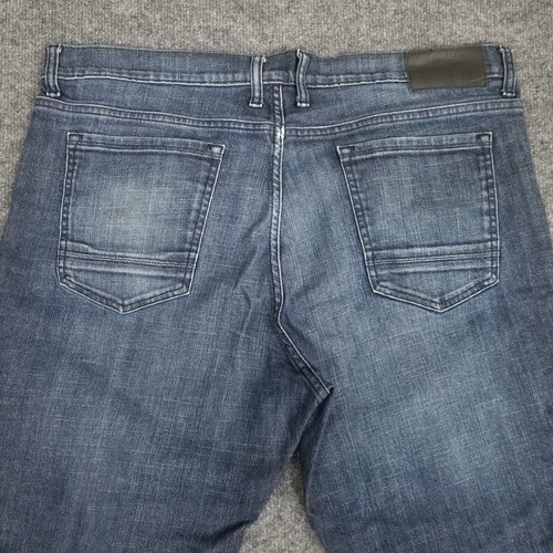 Kenneth Cole New York Herren Straight Leg Jeans Stretch Mittelblau 38x32 - Bild 5 von 13