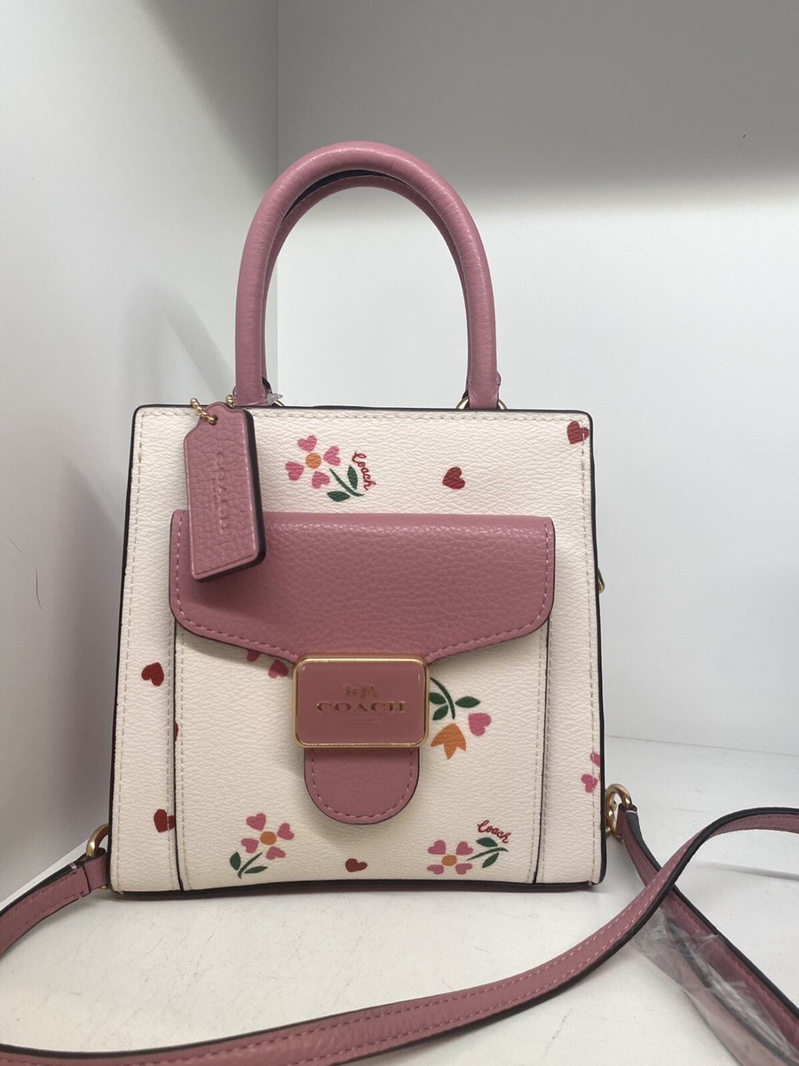 【COACH】Mini Pepper Crossbody With Heart Petal Print Coach Mini Pepper Crossbody With Heart Petal Print | Brixton