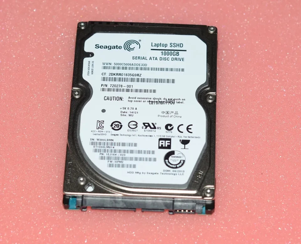 Seagate ST1000LM014 1TB Internal Hybrid Hard Drive for sale online