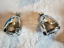 2New Bathroom Swivel SHOWER HEADS High Efficiency Conserve Water Chrome Bath Spa