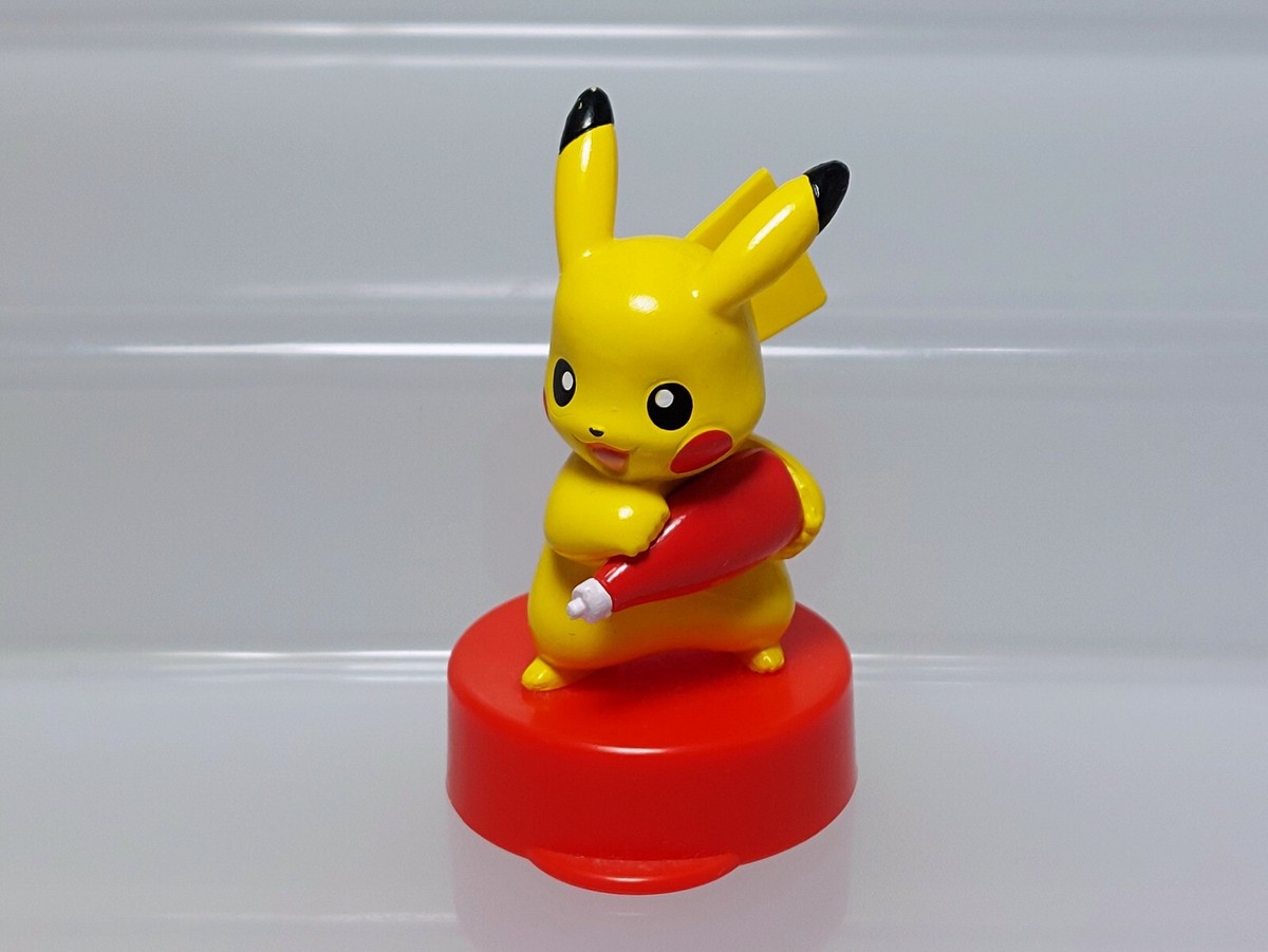 Pokemon Pikachu Loves Ketchup Bottle Cap Topper #1 Figure Kagome