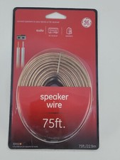 GE Speaker Wire 75ft or 22.9m #30002 Audio Accessories New Sealed Package