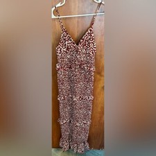 Floral Elastic Maxi Dress