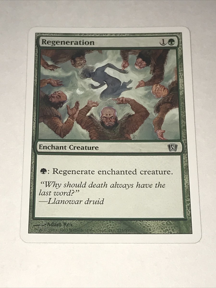 Magic the Gathering Regeneration Card | eBay
