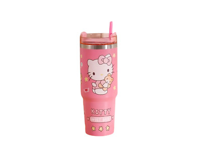 Hello Kitty 40oz Stainless Steel Tumbler Pink Exclusive