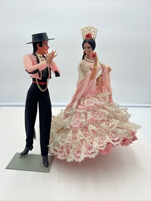 Marin Chiclana Flamenco Dancers Set Made In Spain