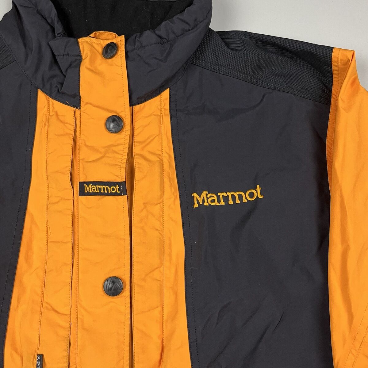 Vintage 90s Marmot Full Zip Gore Tex Jacket Orange Women's L Vintage 90s Marmot Full Zip Gore Tex Jacket Orange Women's L