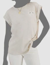 $24 Inc International Concepts Women's Beige Palm Tree T-Shirt Top Size XL