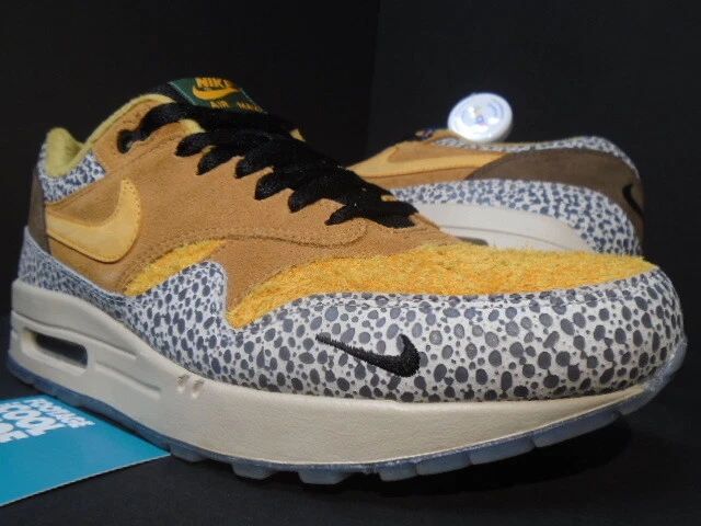 Neem de telefoon op raken Groot universum NIKE AIR MAX 1 PREMIUM QS ATMOS SAFARI FLAX ORANGE JADE ANIMAL 665873-200  8.5 | eBay