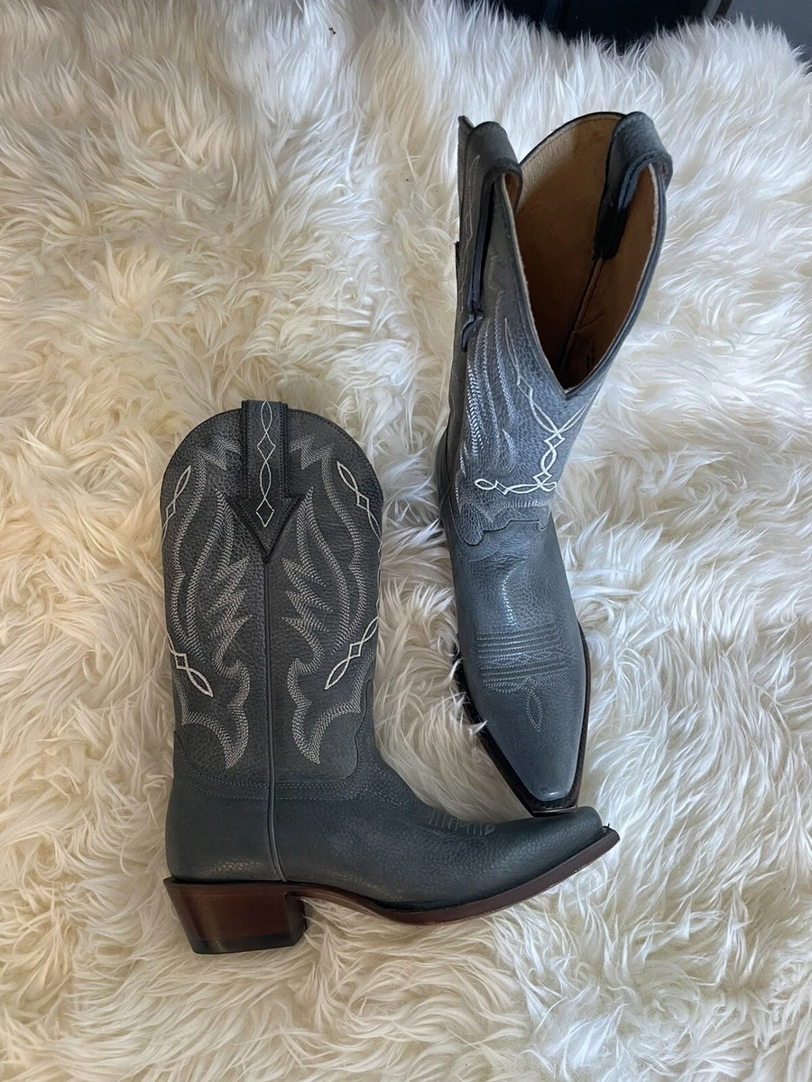 Shyanne Womens Cowgirl Boots Blue Leather Western Cowboy BBW271