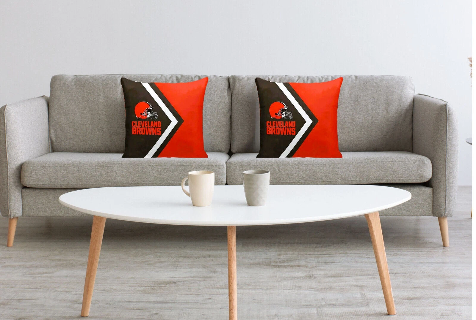 Cleveland Browns Throw Pillow, Gift For Football Lover