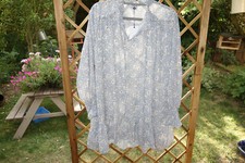 B.Vibes*Kleid*neu*XL*verspielt*Blümchen*Sommerkleid*sexy*Vokuhila*hellblau/weiss