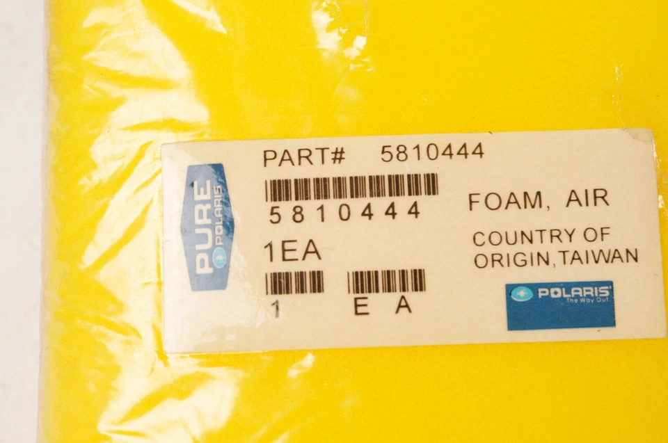 Genuine Polaris 5810444 Air Intake Inlet Filter Foam - Trail Boss Big Xpress ++ - Image 2 of 2