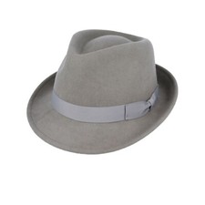 Trilby Grey Hats for Men for sale