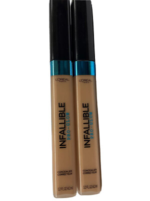 2 LOREAL INFALLIBLE PRO GLOW CONCEALER 0.21oz #03/ Nude Beige