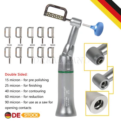 SANS MARQUE Dentaire 4:1 interproximal IPR stripping Contra Angle Handpiece Reduction