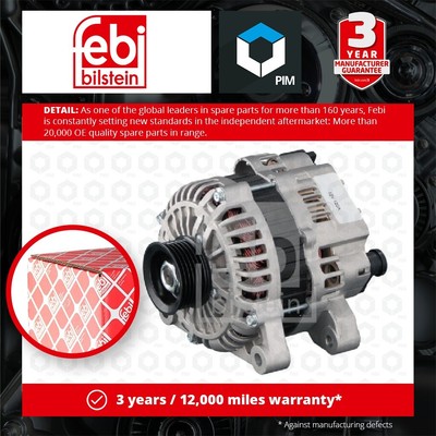 Alternator fits PEUGEOT 307 3E, 3H 2.0D 00 to 09 5705FV 5705FW 57052C 5705FY New