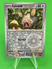 ⭐️⭐️⭐Pokémon Lechonk S & V Stellar Crown Reverse Holo Common 126/142 NM!⭐️⭐️⭐️