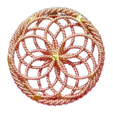 Tensor Ring,12Lotus of Life Sacred Cubit 144Mz Lost Cubit 177MHz,Copper,Handmake