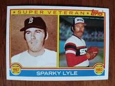 SPARKY LYLE "SUPER VETERAN" 1983 TOPPS BASEBALL CARD #694