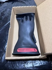 Salisbury by Honeywell E011B/8 Linemen's Electrical Gloves, Size 8 - Black