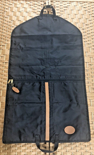 Vintage BOYT Garment Foldable  Storage  Clothes With Leather Handle H 42" X 24"