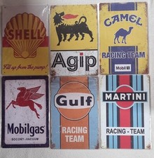 Plaque métal vintage