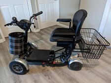 4-Wheeled Motorized Power LIghtweight Heavyduty Mobility Scooter Rubicon Brand