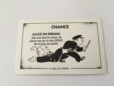Glückskarte Geh ins Gefängnis Münze Monopoly Cheats Edition Hasbro Gaming