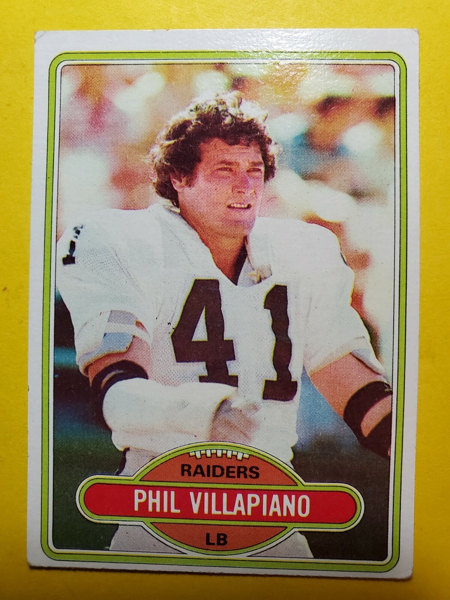 VINTAGE PHIL VILLAPIANO #23 OAKLAND RAIDERS BOWLING GREEN 1980