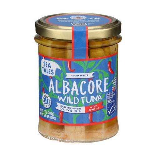 Albacore Atún En Aceite de Oliva Extra Virgen Con Guindilla 207ml