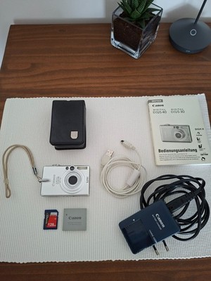 Canon Digital IXUS 30 Silber | Y2K Digicam Vintage Trend Kamera