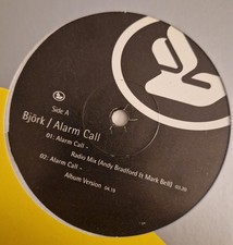 BJORK - Alarm Call / Hunter - 12" Vinyl #5  Andy Bradford, Mark Bell Dom T  VG/M