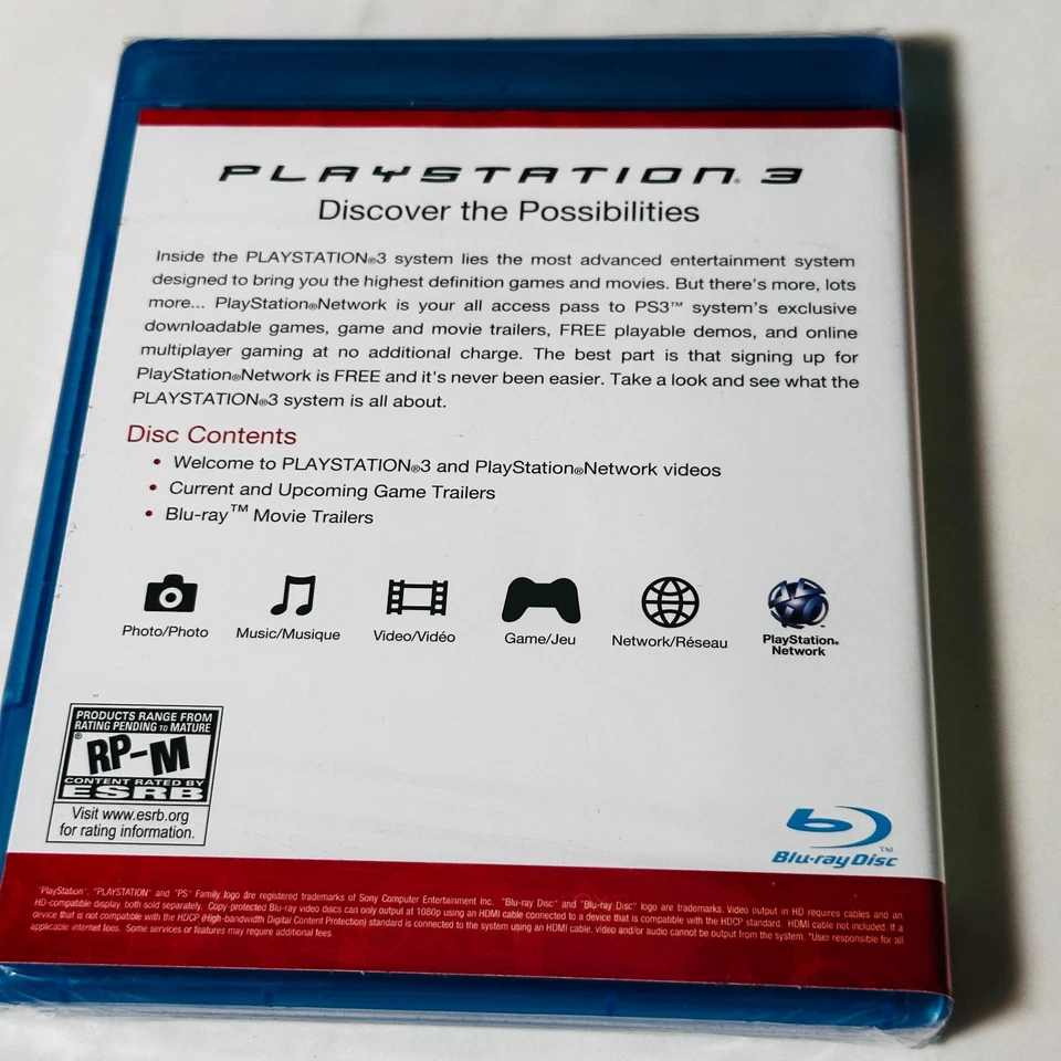 PS3 Play Beyond Blu-ray Disc Welcome to Playstation 3 & Playstation Network New - Image 2 of 3
